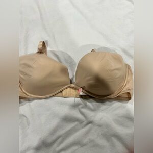 PINK VS Victoria Secret bra tan beige nude lightest lined 42C